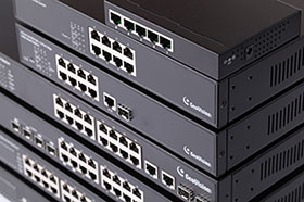 Gigabit PoE switches